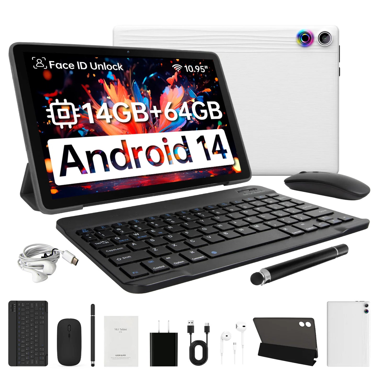 A7L 10.1 Inch Android14 Tablet HD IPS WiFi .