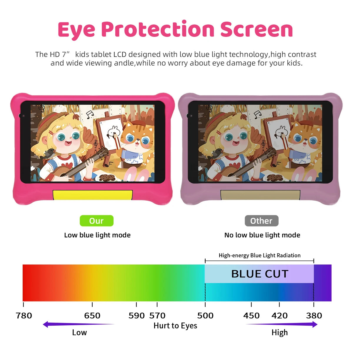 TK707 Kid Tablet 7 Game Pad.