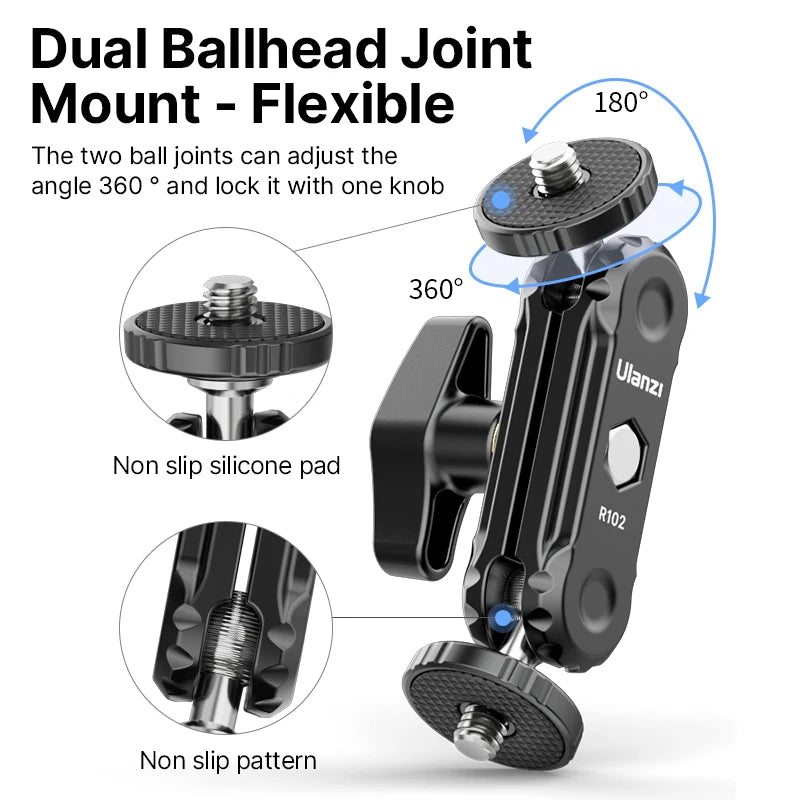 Ulanzi R102 Double 360° Ball Heads .