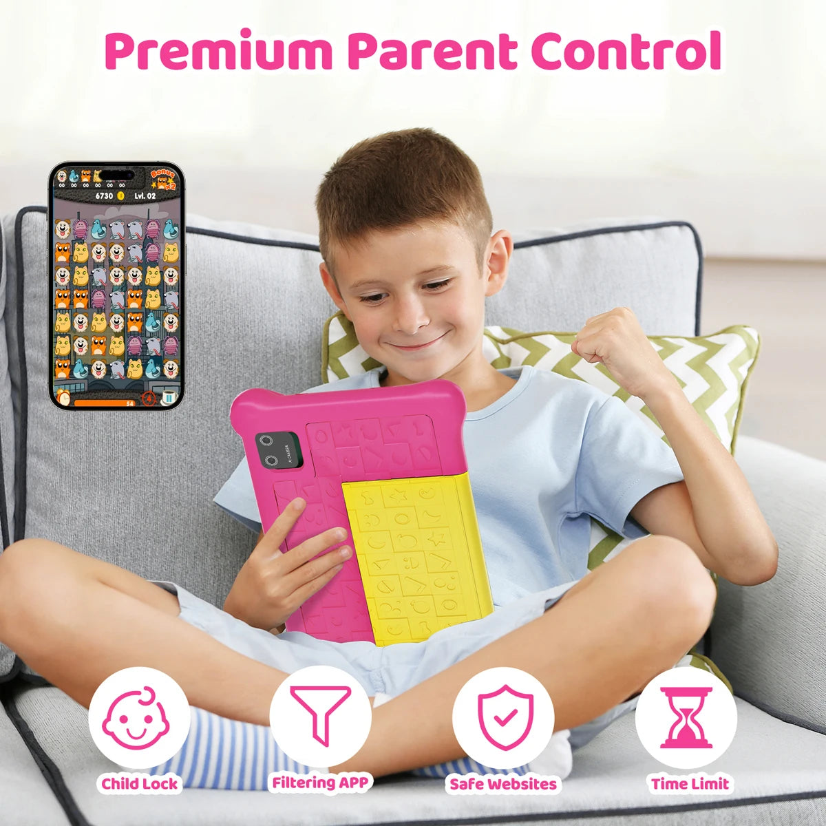 TK707 Kid Tablet 7 Game Pad.