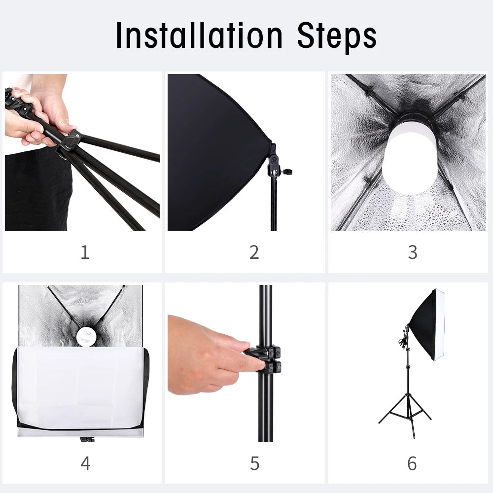 Photography Lighting Kit Umbrella Photo Background .