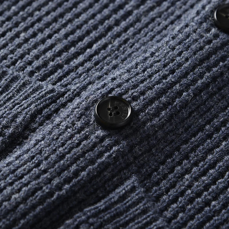Men's Shawl Collar Cardigan Sweater.