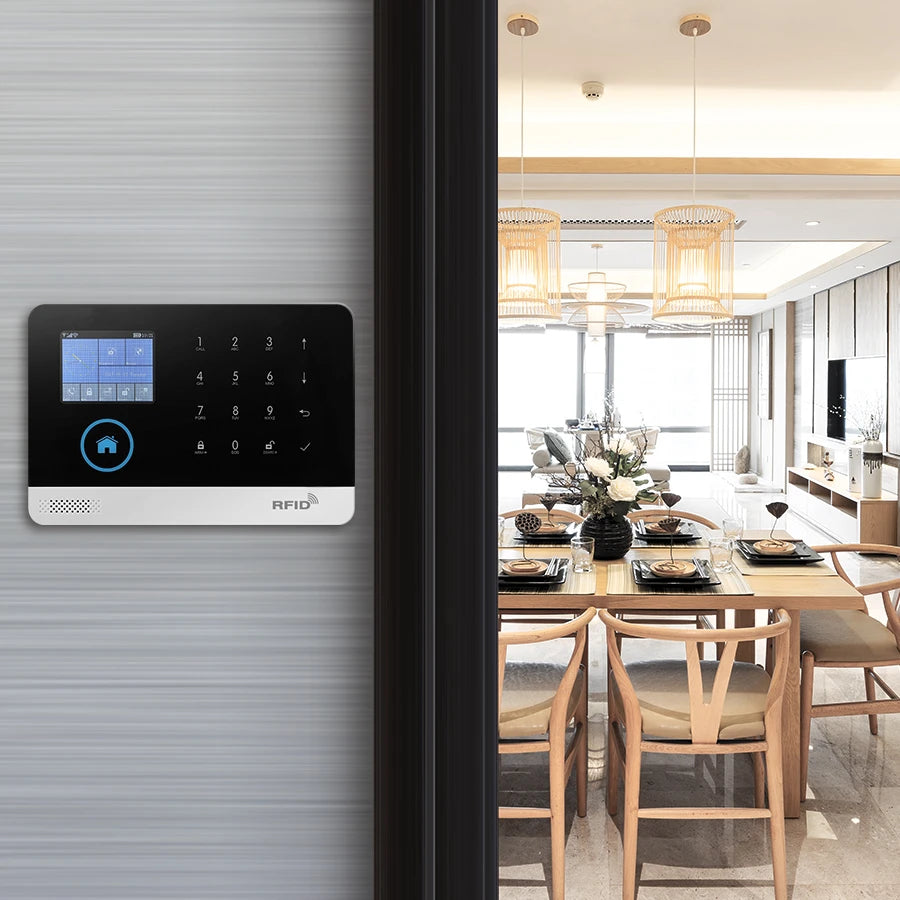 Smart Alarm System for Home Burglar Security.