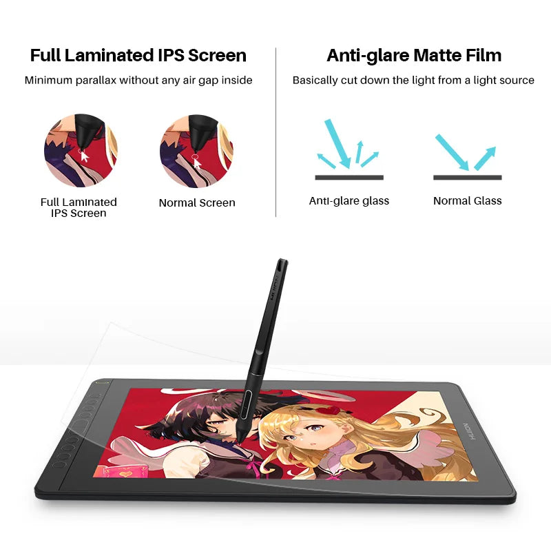 HUION Kamvas 16 Graphics Tablets Monitor with Screen .