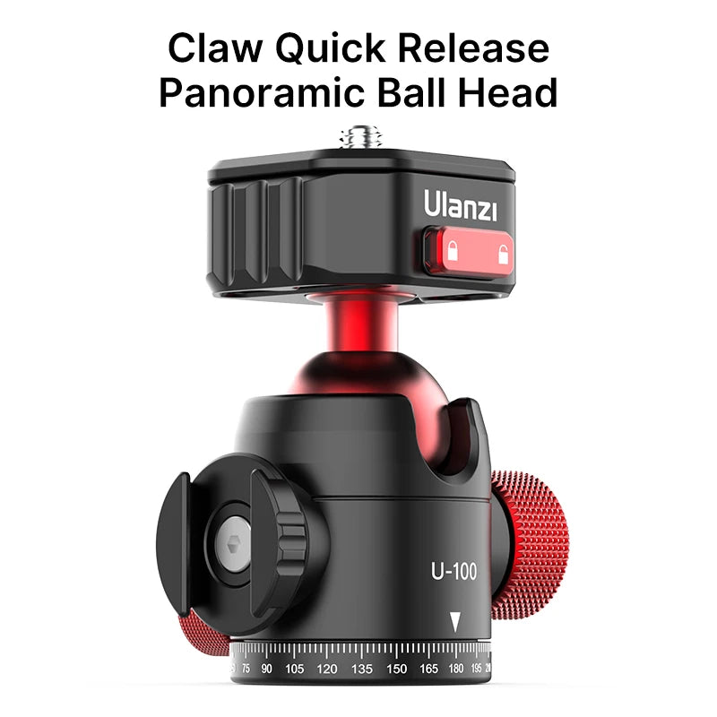 Ulanzi U-100 Metal Ballhead Tripod Ball Heads .
