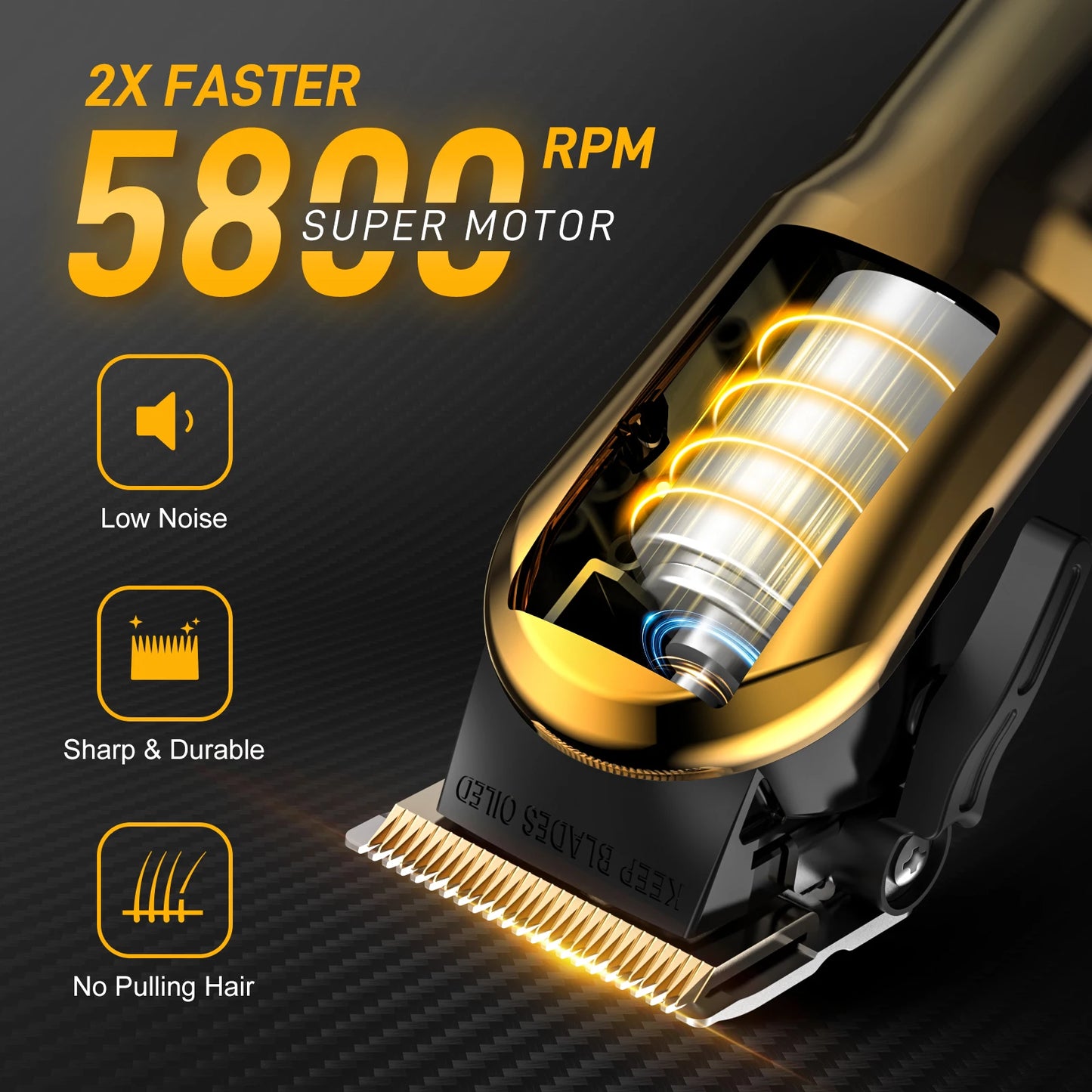 Sejoy Hair Clippers for Men, Professional Hair Trimmer.