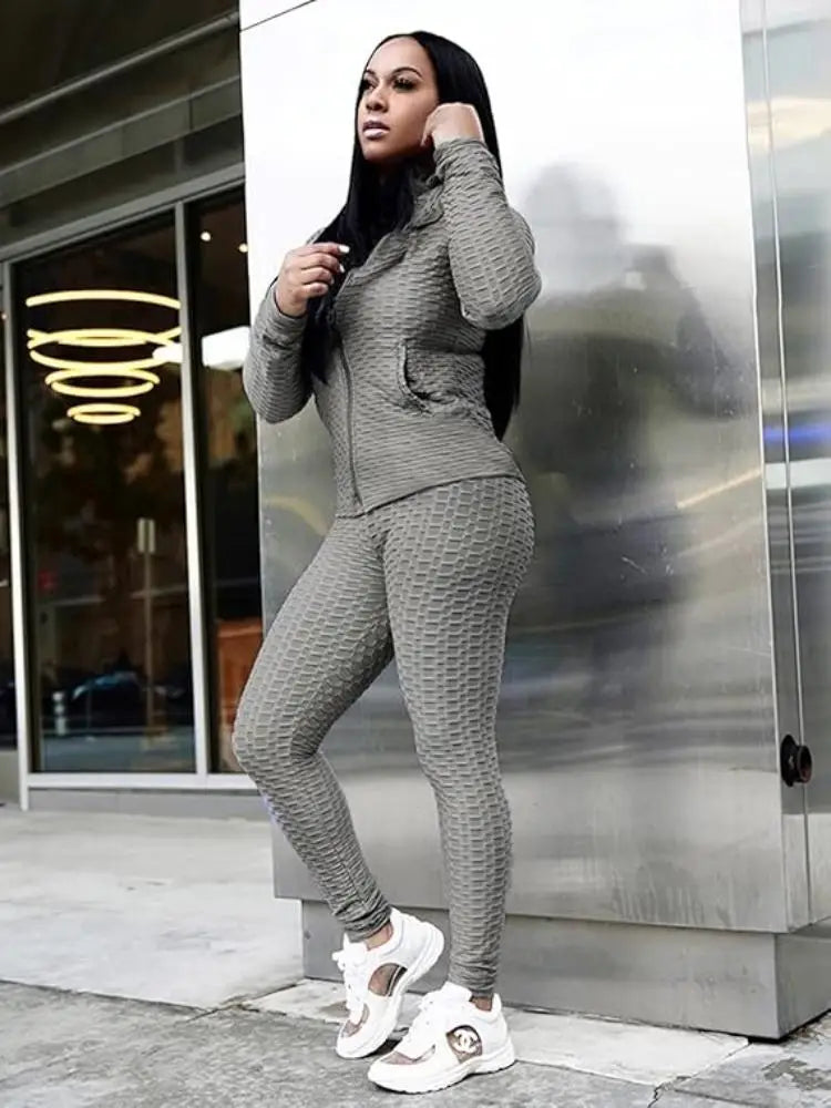 Women Two Piece Outfits Sets Sleeve .