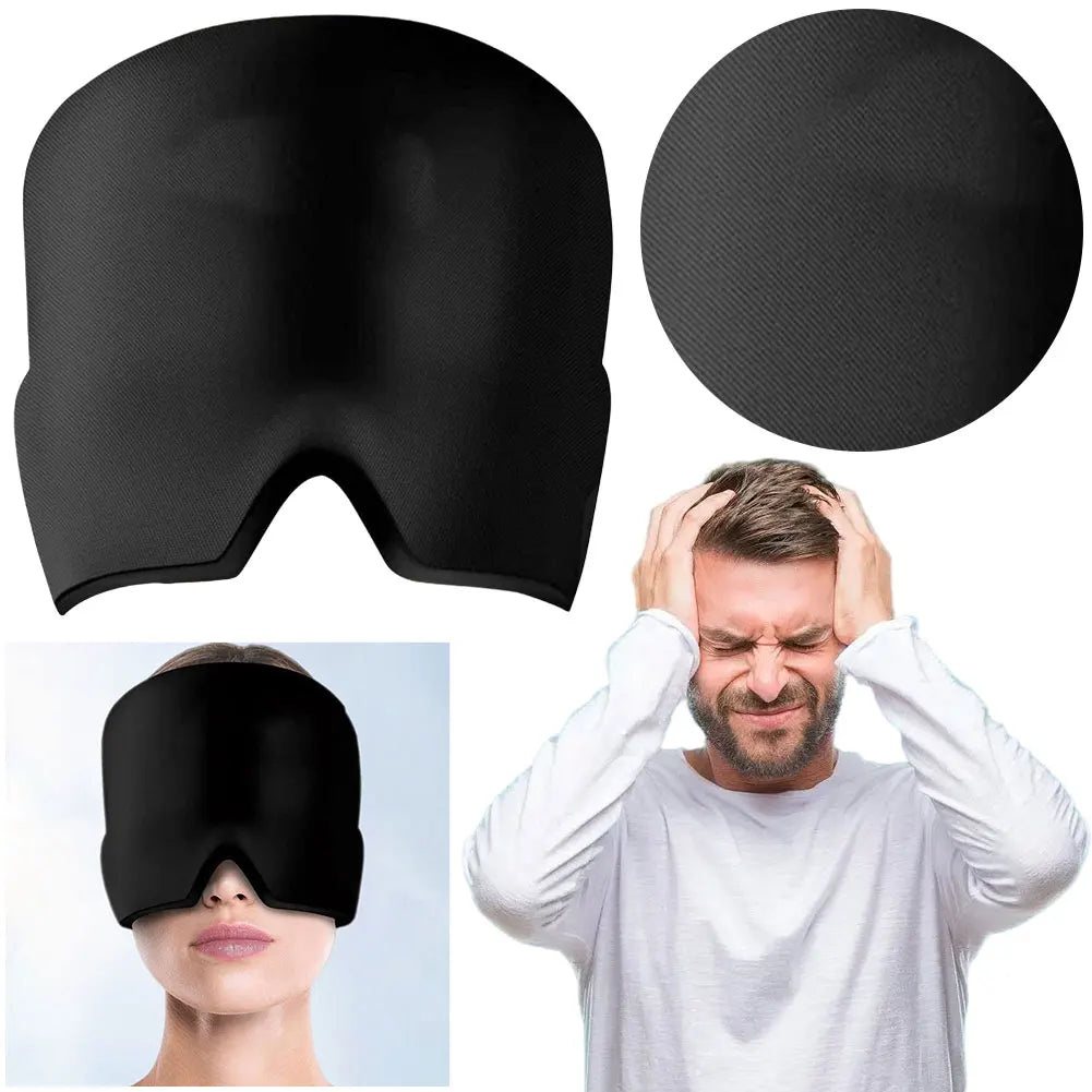 Migraine Relief Gel Ice Cold Compress Therapy Cap .