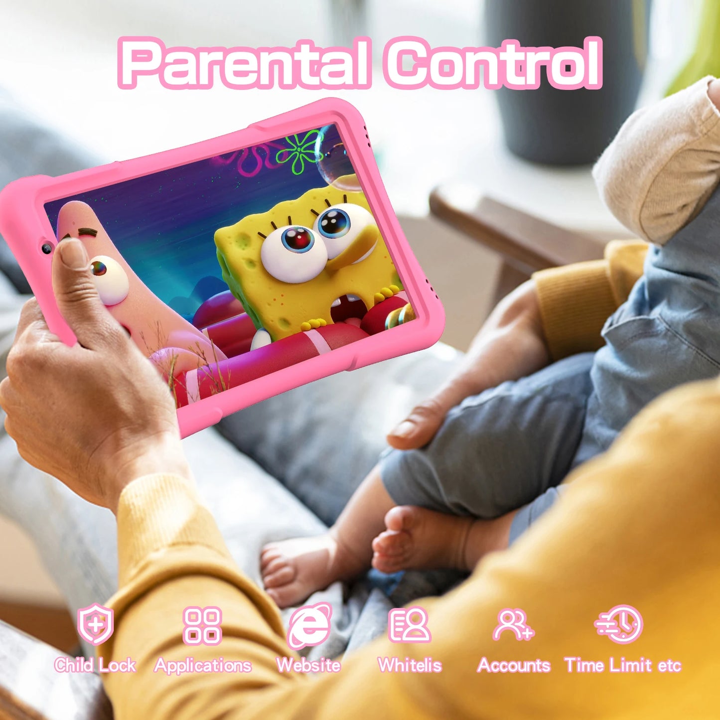 PRITOM 10 inch kids tablet Android 12