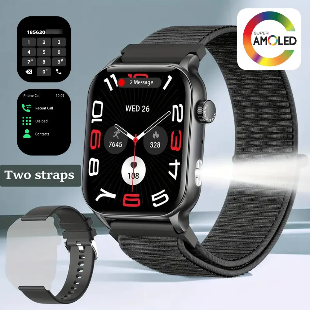 Smart Watch Bluetooth Call LED Flashlight Men, Women.
