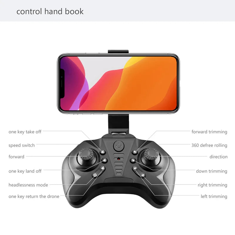 New Mini Drone 4K 1080P HD Camera WiFi .