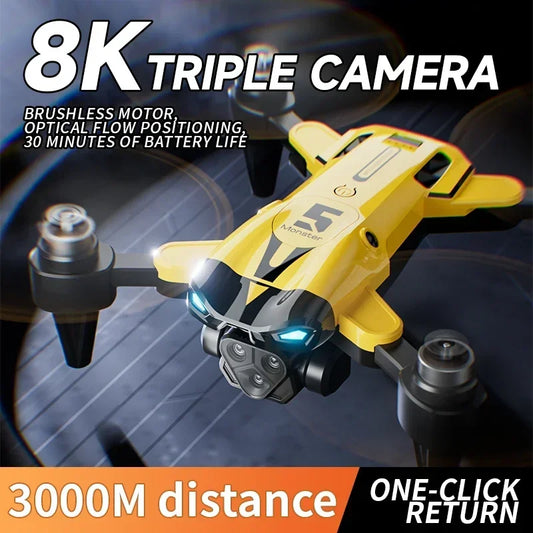 M5 Drone 4K Professional HD Dual Camera .