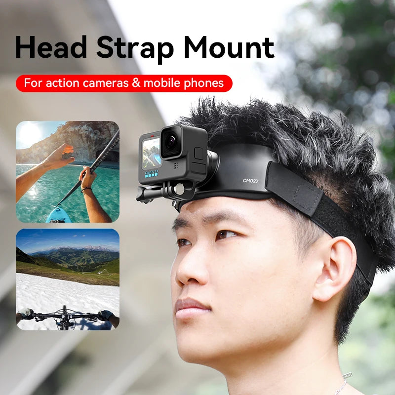 Ulanzi Head Strap Mount for Action Camera Smartphone.