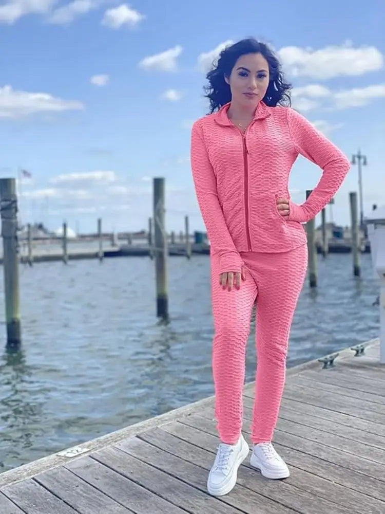 Women Two Piece Outfits Sets Sleeve .