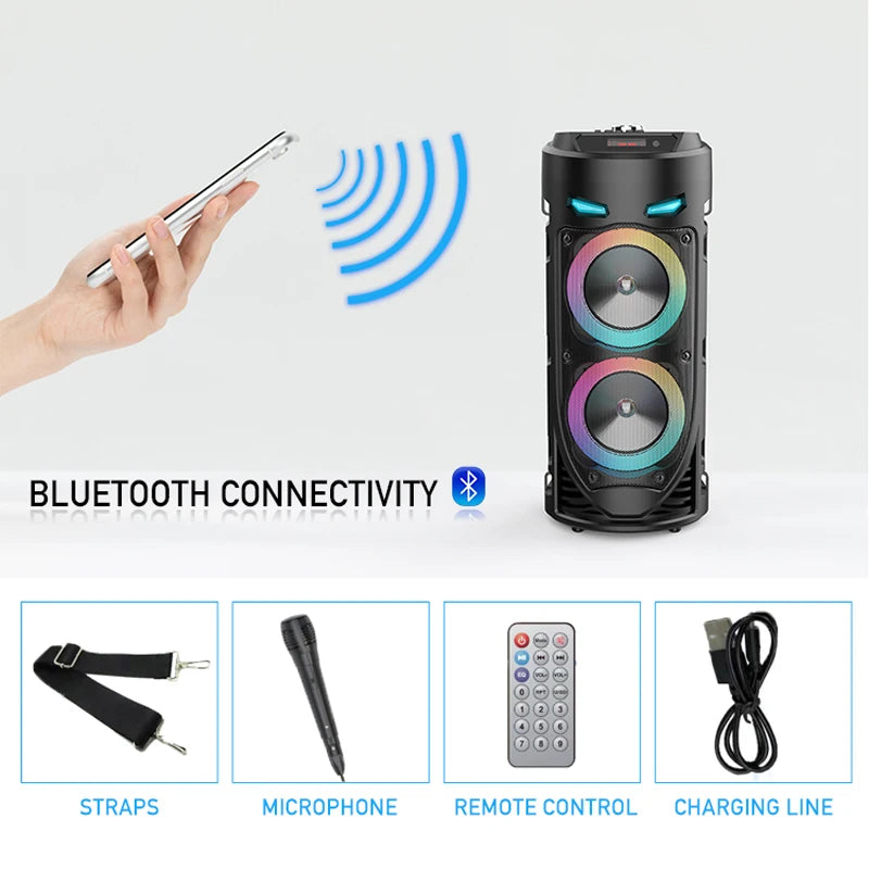 New 30W Portable Bluetooth Speaker .