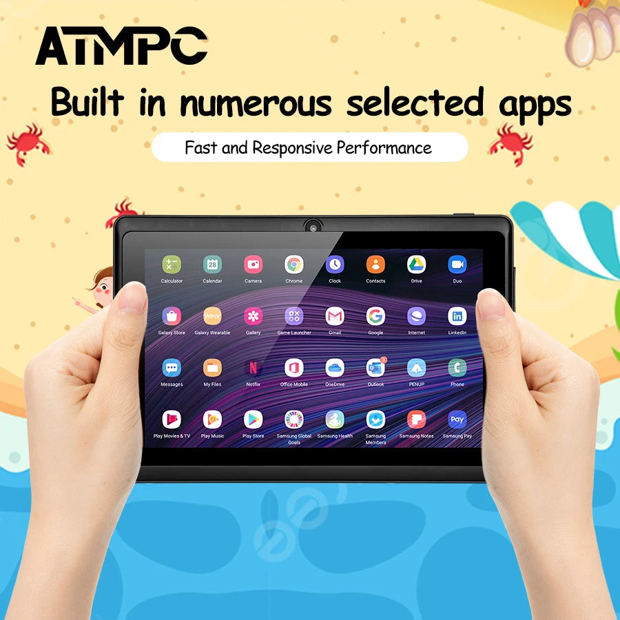 ATMPC 7 Inch Tablet, Android 11