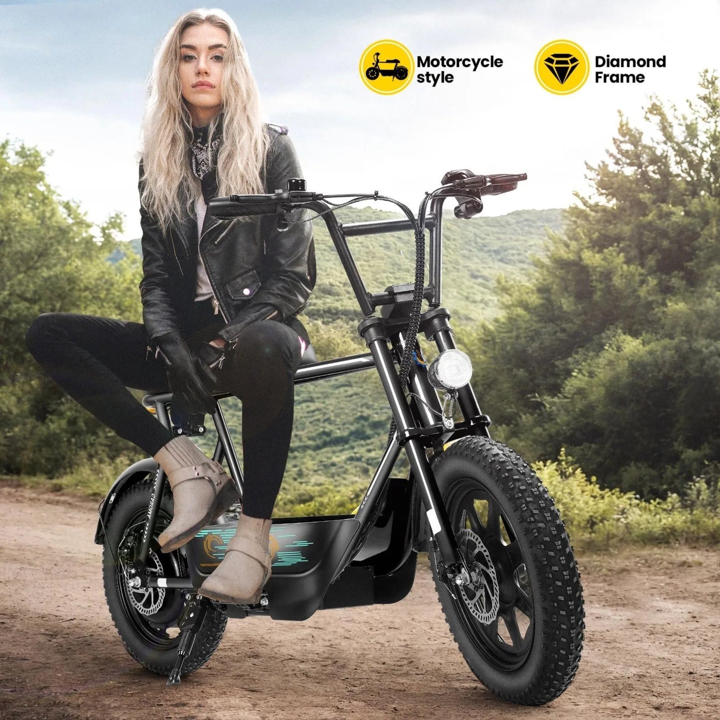Peak 819W Electric Scooters with Seat for Adults.