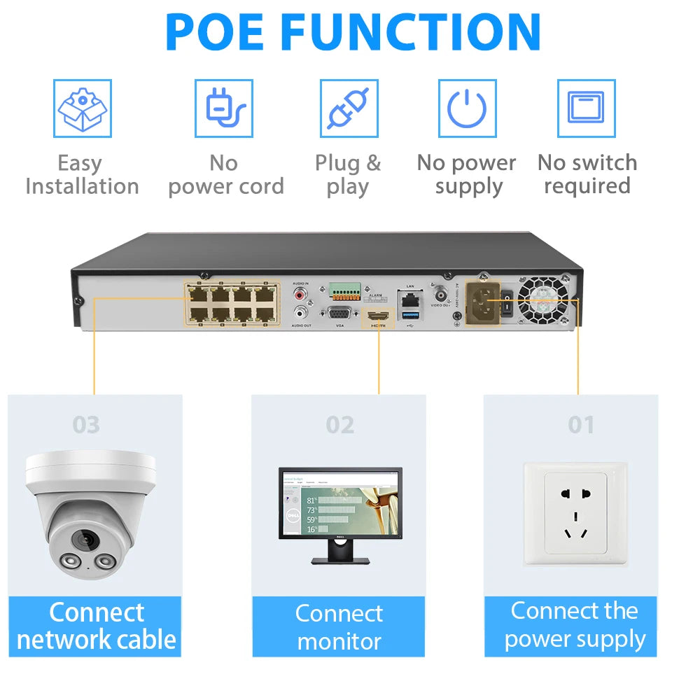 Vikylin 4MP IP Camera Motion Detection .