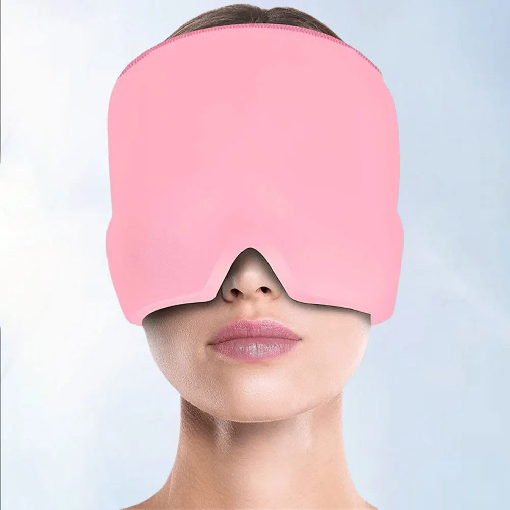 Migraine Relief Gel Ice Cold Compress Therapy Cap .