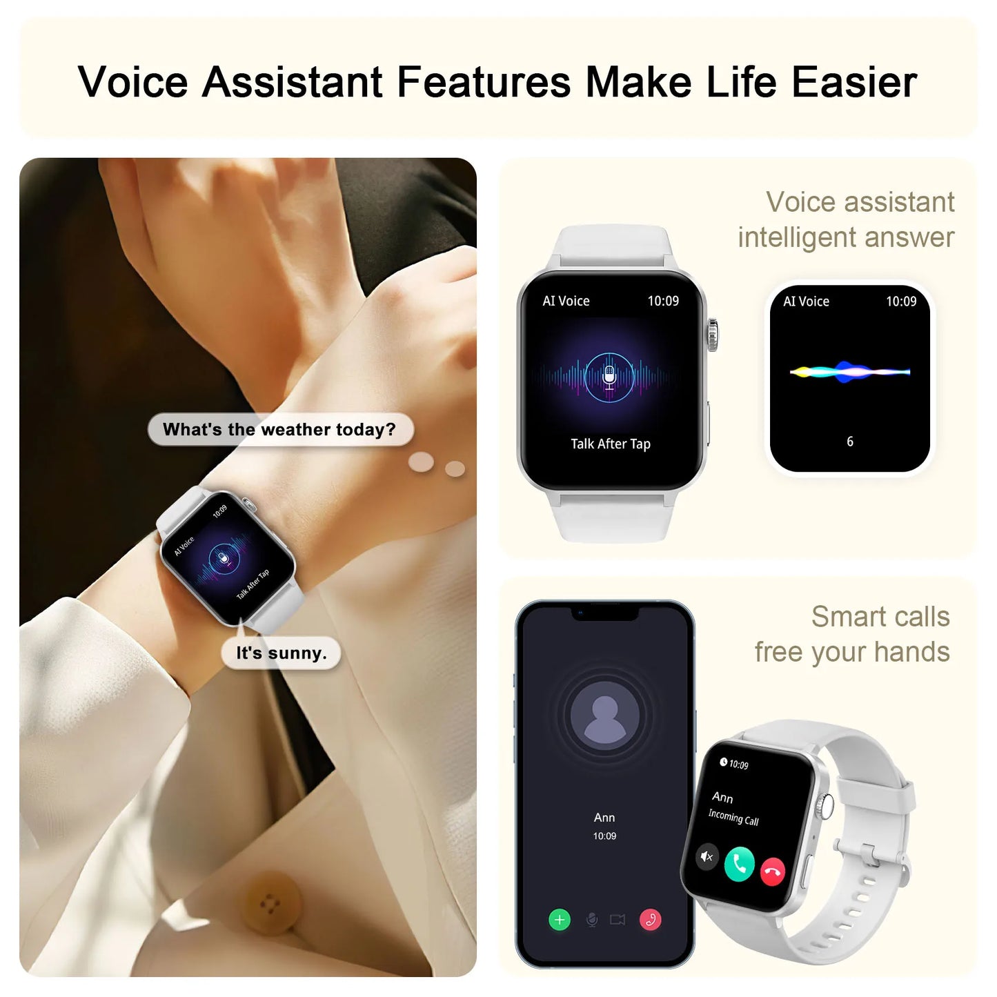 Baolubao Fitness Tracker (Bluetooth Answer/Make Calls).