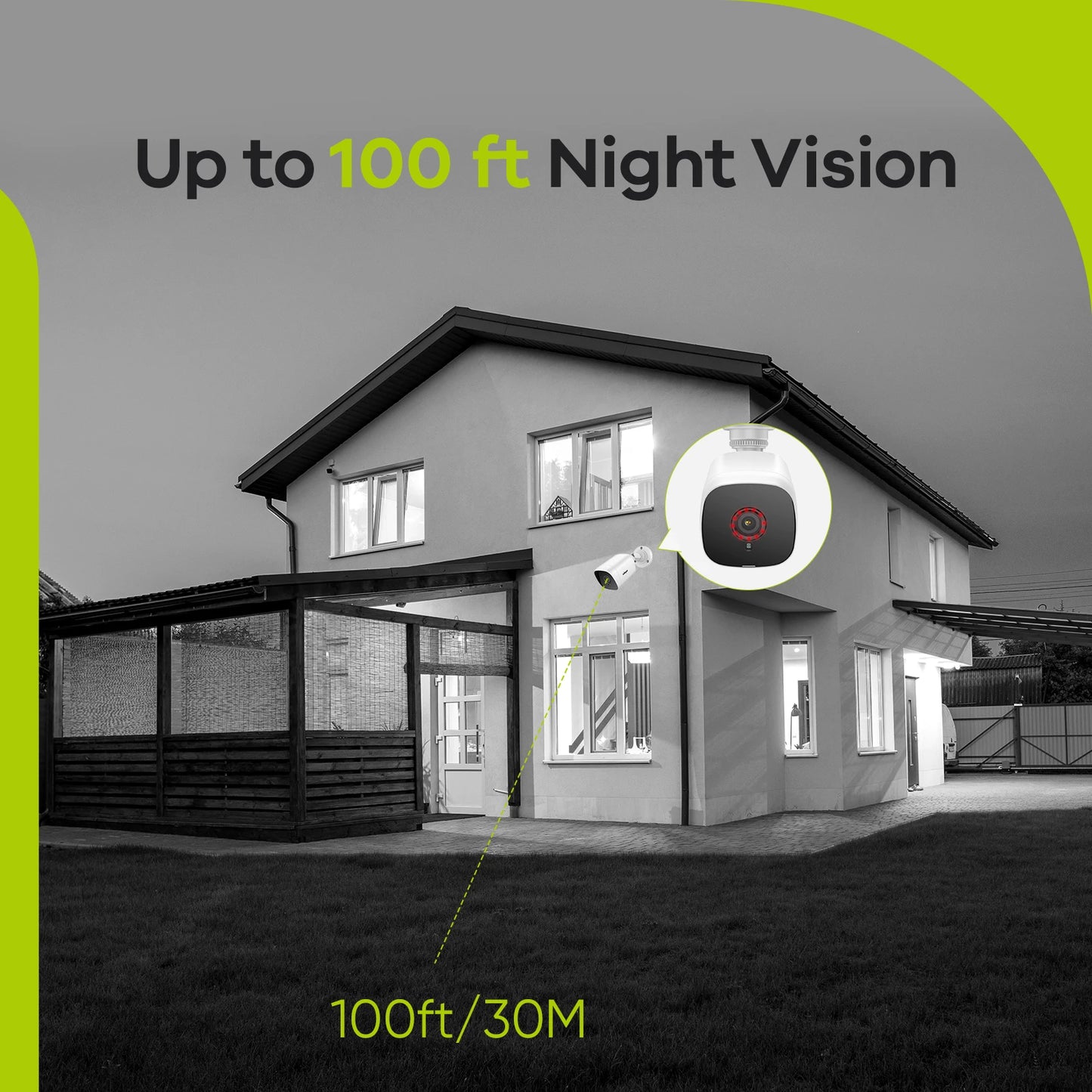 Security Cameras Waterproof Indoor/ Outdoor.