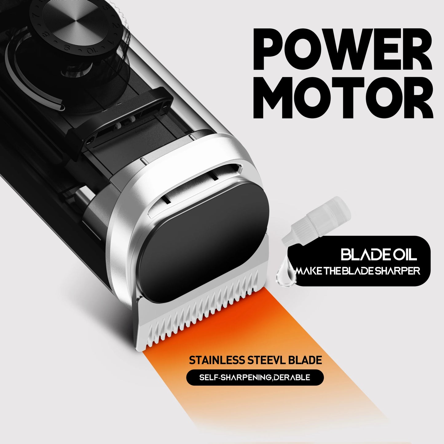 Hair Trimmer Grooming Kit Rechargeable for Men.