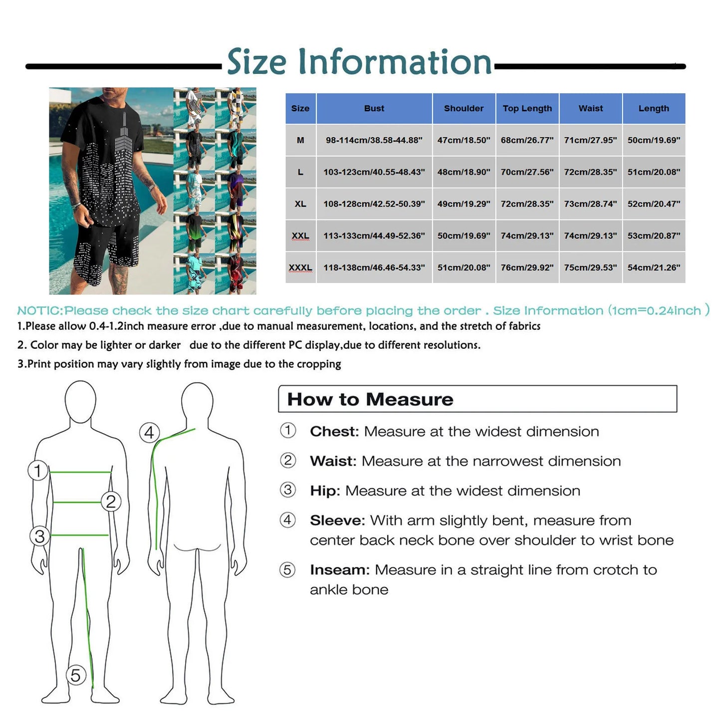 Men'S Summer 2 Piece Outfits .
