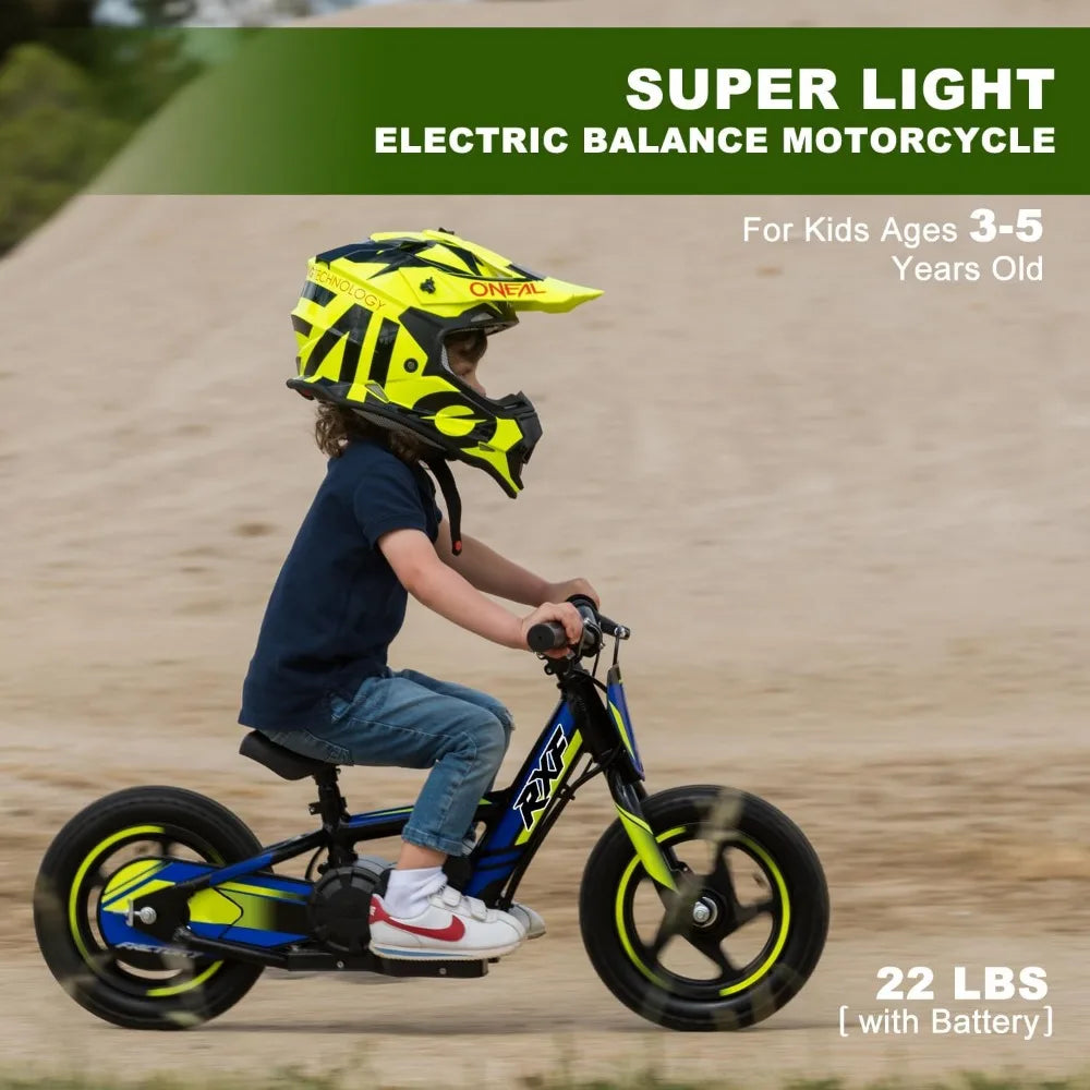Electric Dirt Bike for Kids, Ages 3-6/5-12