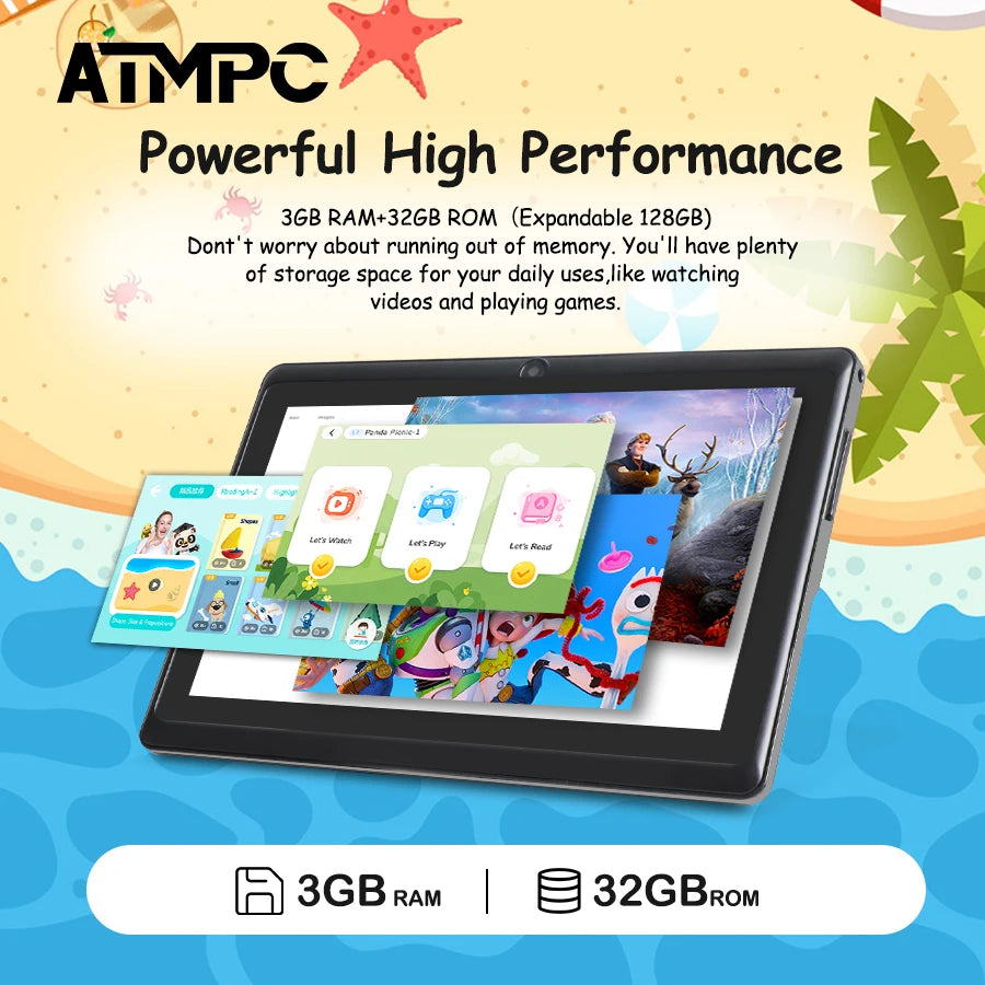 ATMPC 7 Inch Tablet, Android 11