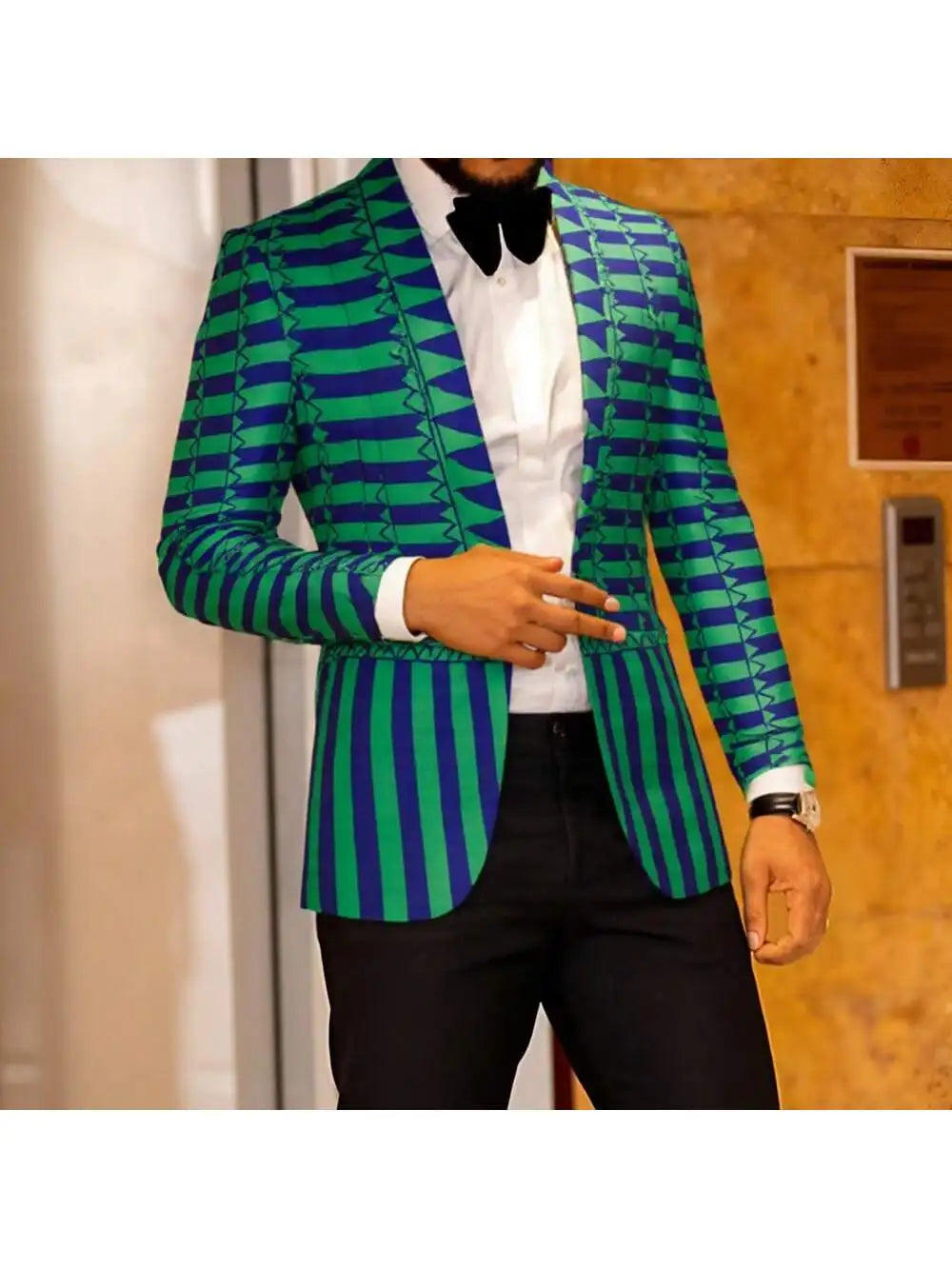 Blazer for Men Notched Casual Business Jackets .
