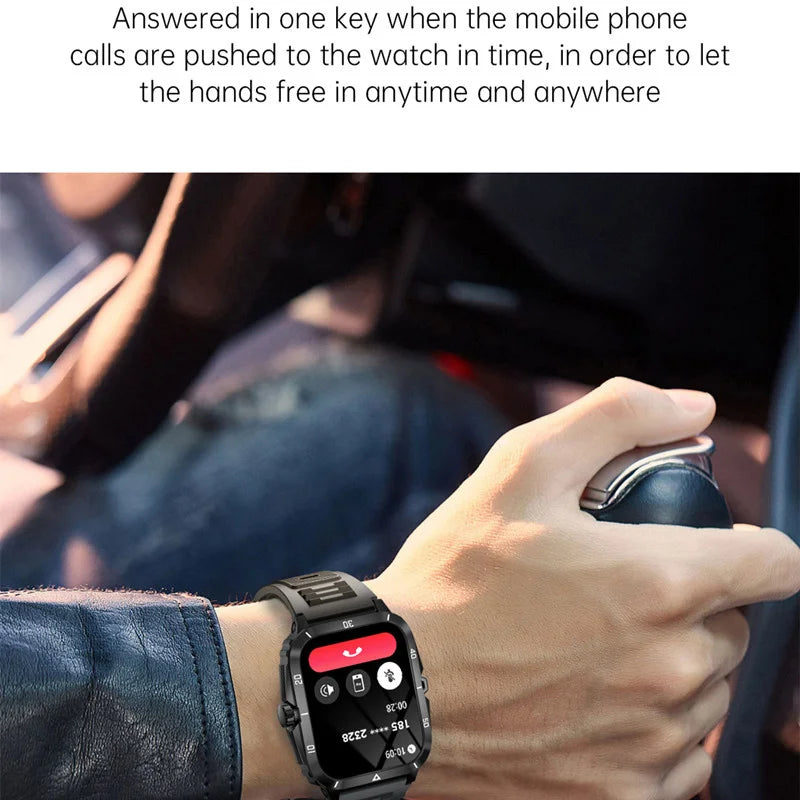 Smart Watch Men Ourdoor Sports Fitness Screen Bluetooth .