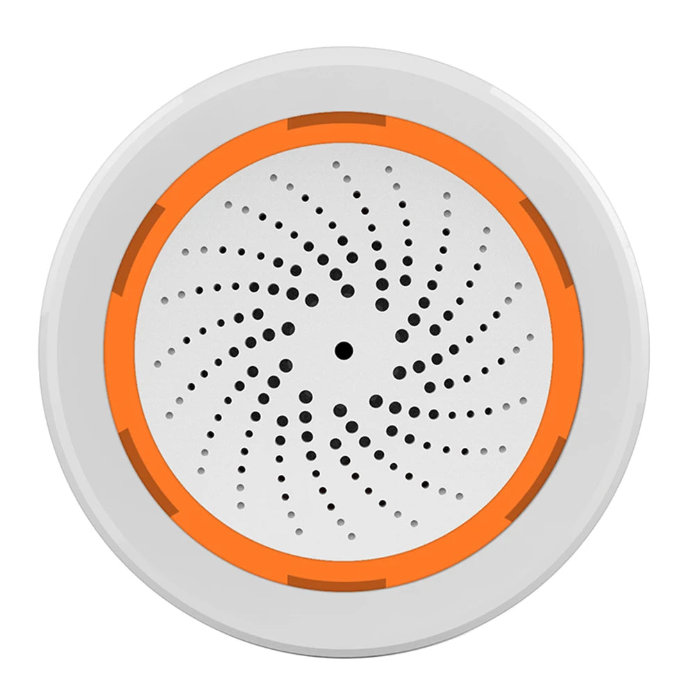 Tuya Zigbee Siren Sound Light Alarm Security Protection System.