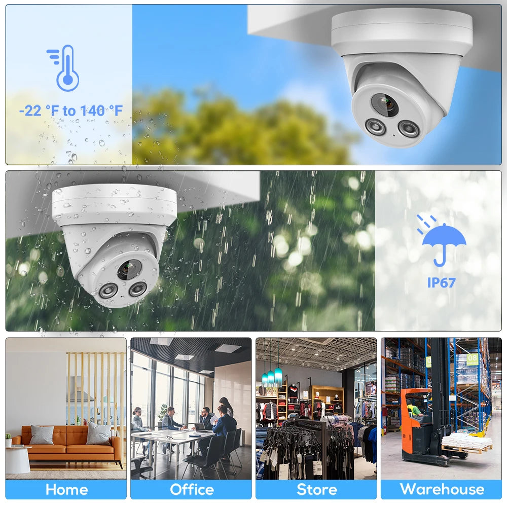 Vikylin 4MP IP Camera Motion Detection .