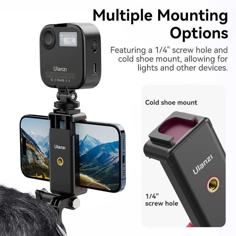 Ulanzi Head Strap Mount for Action Camera Smartphone.
