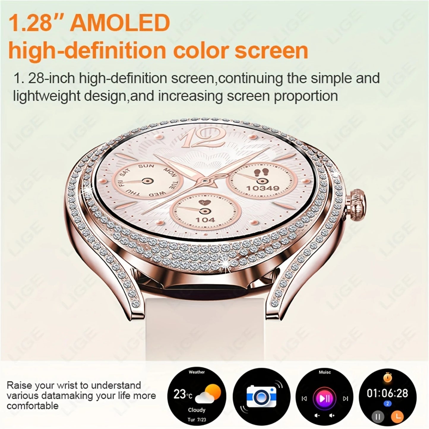 Smart Watch For Women Men,Android And IOS Phones..