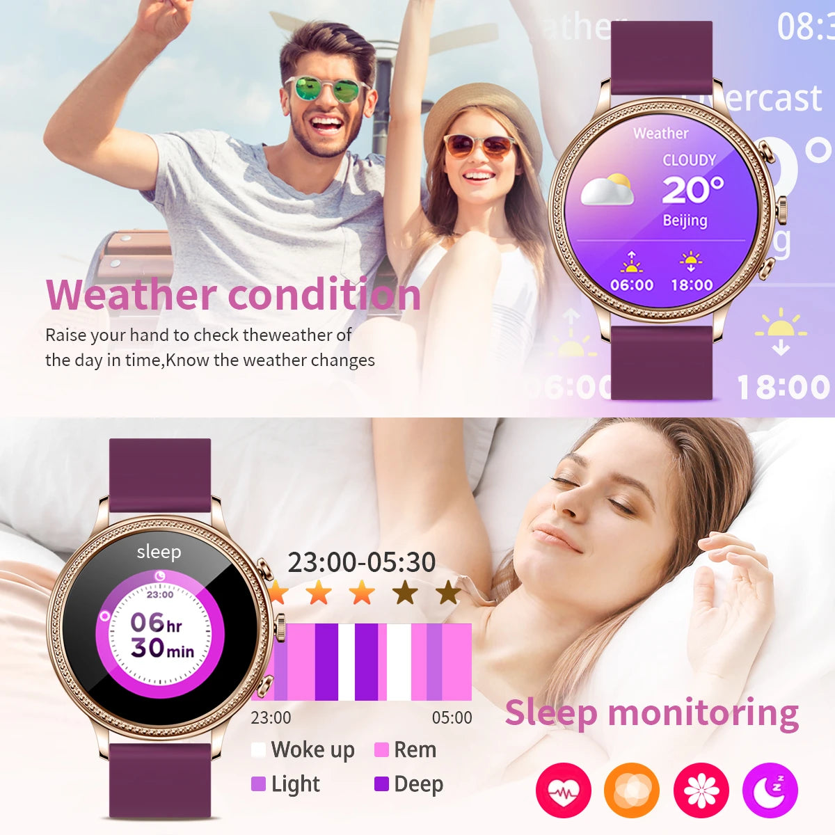 XIAOMI Mijia Luxury Women Smartwatch Bluetooth Call .