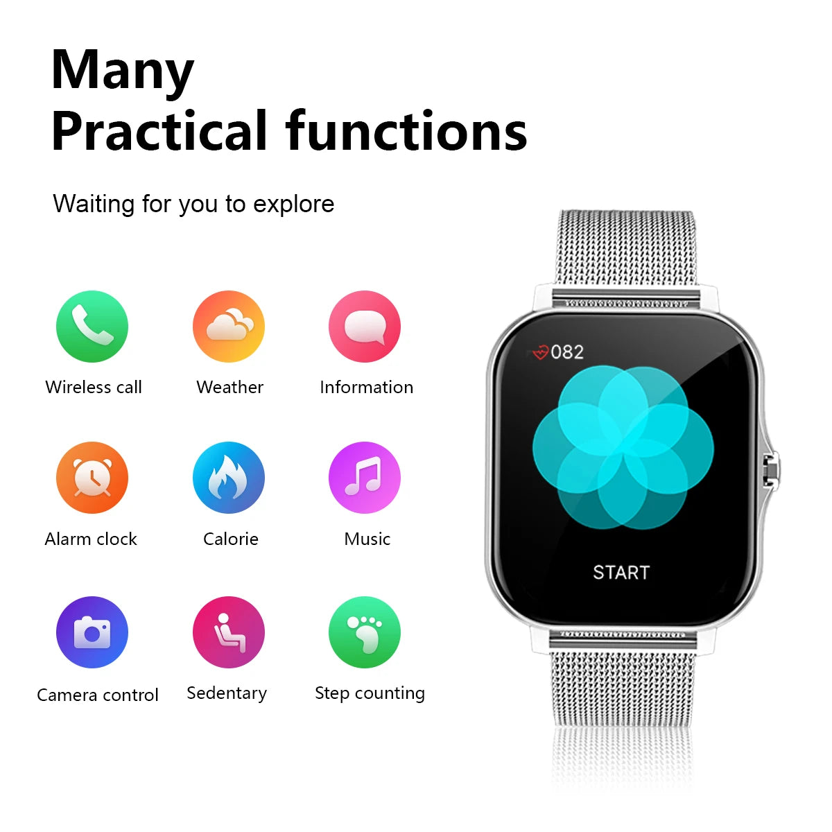 Smart watch wireless calling/dial Sport mode calling .