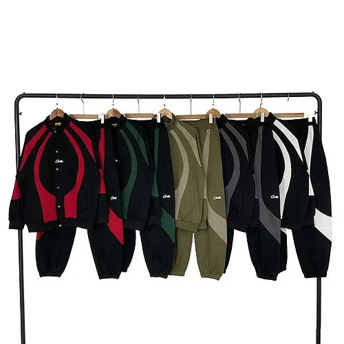 Men Sets Loose Soprt Style Outfits Casual.