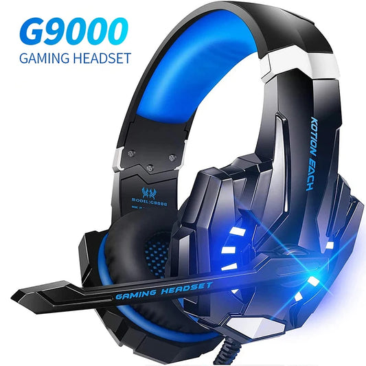 Gaming Headset Over-Ear Wired Headphones .