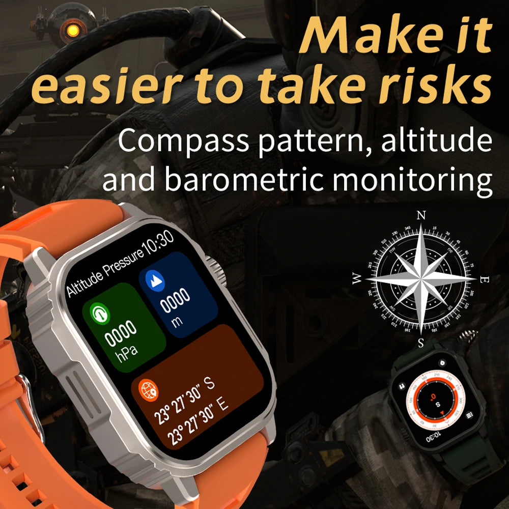 Military Outdoor Smart Watch for Men.