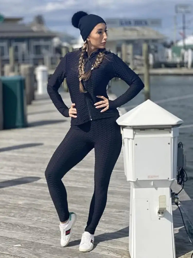 Women Two Piece Outfits Sets Sleeve .
