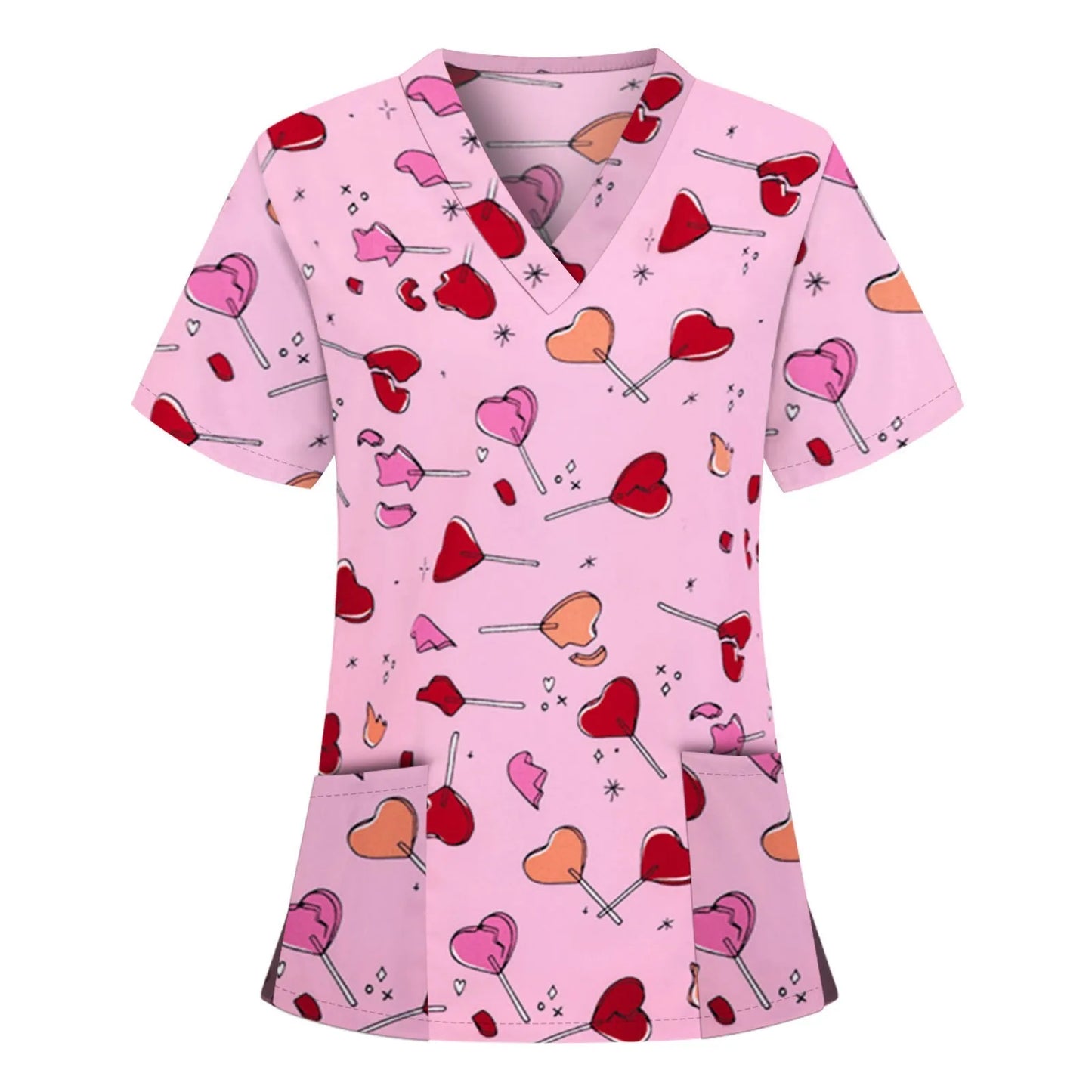 Nurse New Tops Fashion Slim Beauty Scrub .