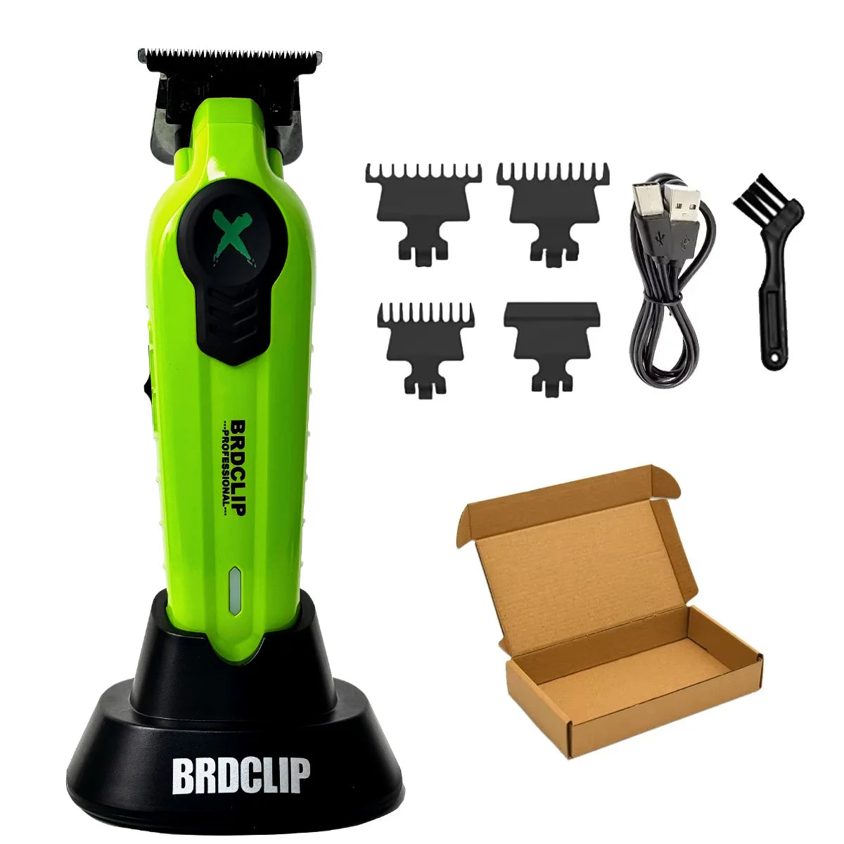 New 2025 BRDCLIP FA1T Green Professional Hair Trimmer .