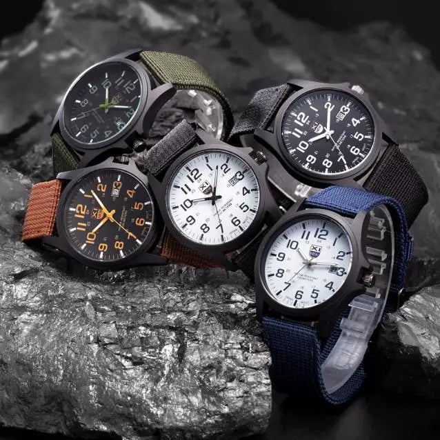 Outdoor Waterproof Sport Watch For Mens Military Army.