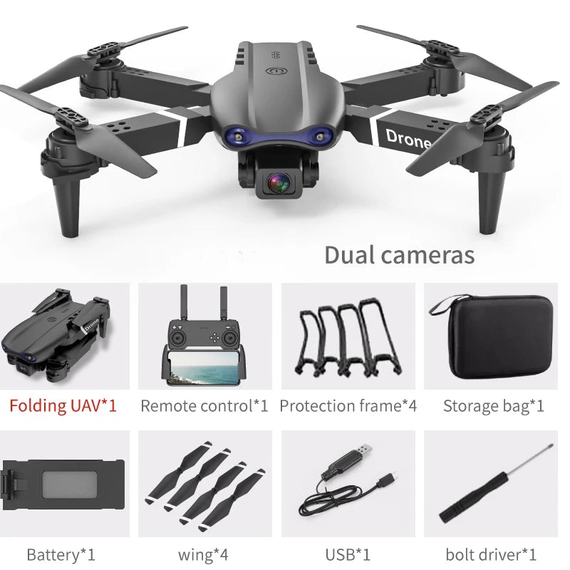 New E99 Drone FPV Brushless Motor GPS Return .
