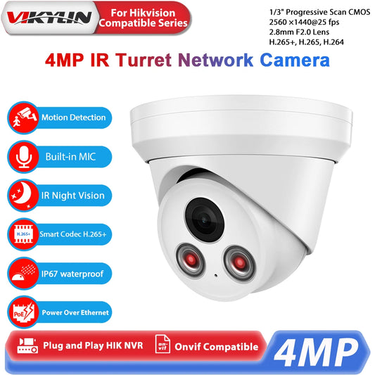 Vikylin 4MP IP Camera Motion Detection .