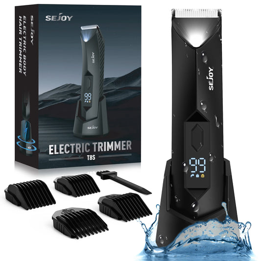 SEJOY Hair Trimmer Men Facial Beard Body Grooming  Rechargeable.