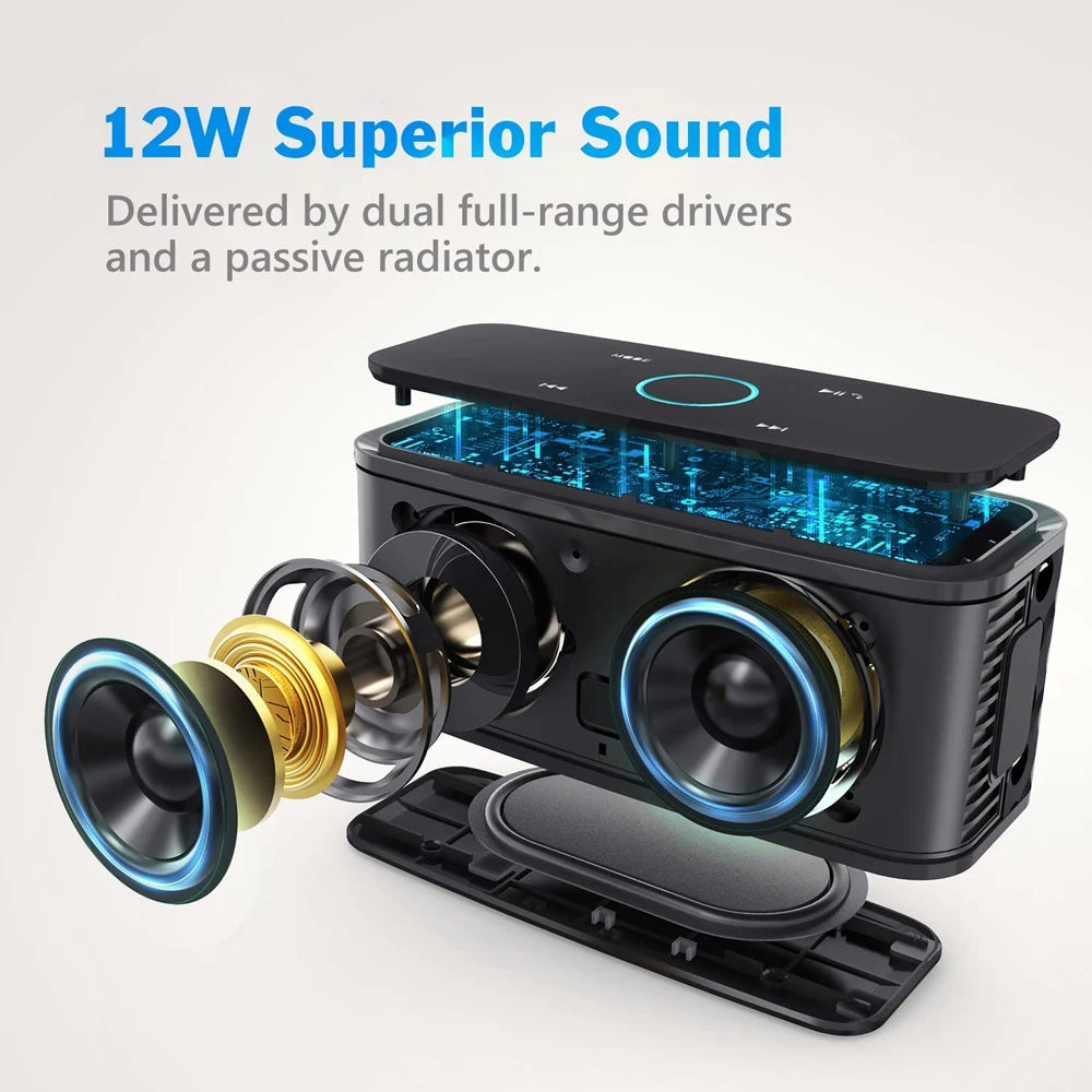 Wireless Bluetooth Speaker BT 5.0 Touch Control .