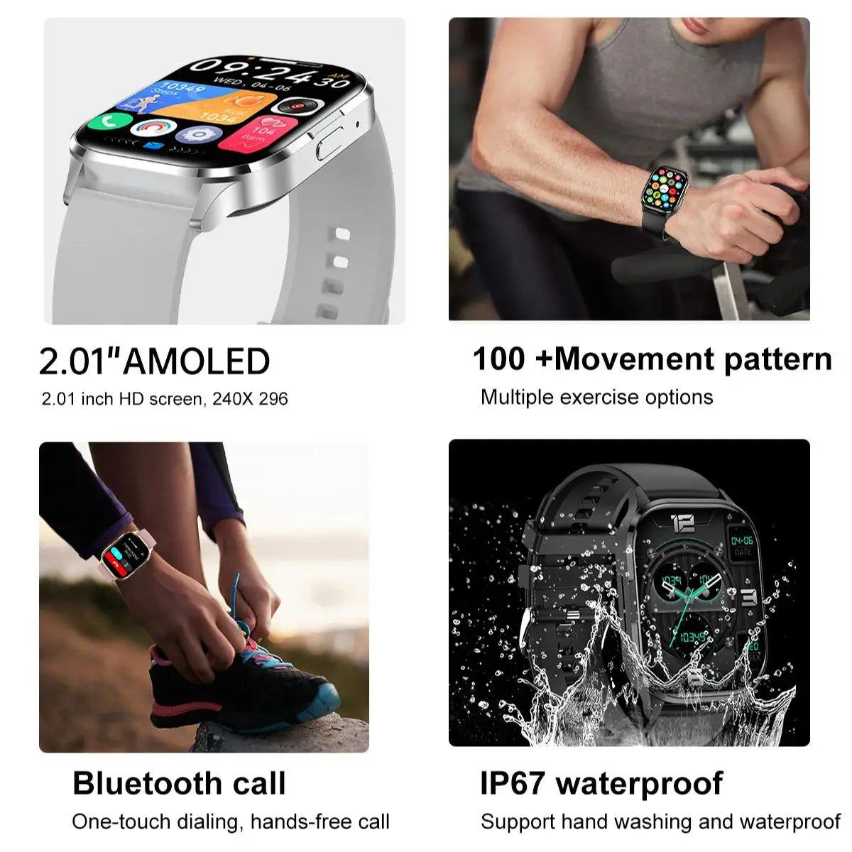 2024 New Men's and Women's Bluetooth Watches.