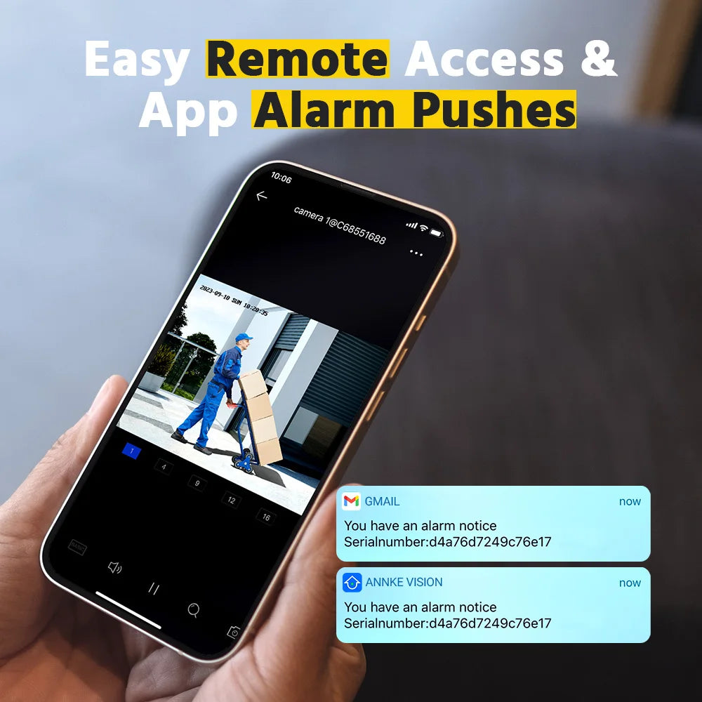 ANNKE Smart HomeCamera Security Out Doors